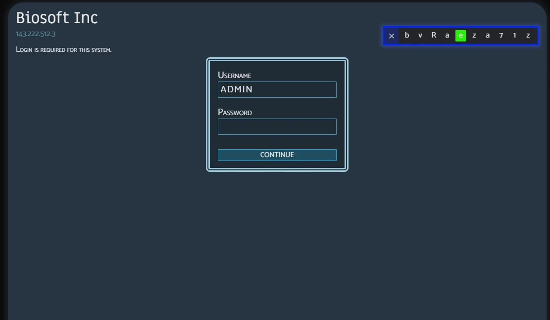 Hacking screen showing the active intrusion interface and file targets