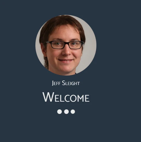 Welcome screen showing the player profile portrait and welcome message